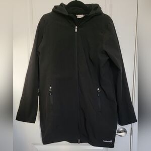 Avalanche Fleece Lined mid-length Trench Coat, size Med, black